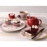 Assiettes plates Churchill Toile Cranberry 210mm (Lot de 6) — GF612
