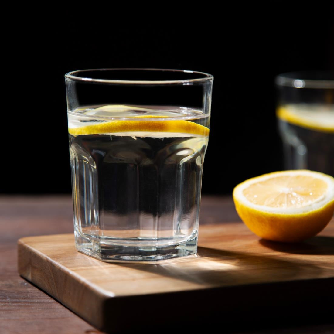 Gobelets à eau/jus en verre trempé Orléans Olympia 270ml (lot de 12) — GF938