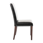 Chaises en simili cuir Bolero noires (lot de 2) — GF954