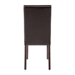 Chaises en simili cuir Bolero noires (lot de 2) — GF954