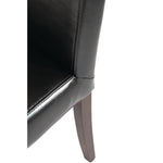 Chaises en simili cuir Bolero noires (lot de 2) — GF954