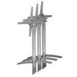 Pied de table à plateau basculant Bolero aluminium — GF962