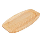 Support en bois d'hévéa pour plat en fonte 286x149 GG133 Olympia — GG135