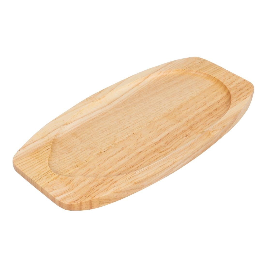 Support en bois d'hévéa pour plat en fonte 286x149 GG133 Olympia — GG135