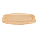 Support en bois d'hévéa pour plat en fonte 286x149 GG133 Olympia — GG135