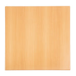 Plateau de table carré Bolero effet hêtre 600mm — GG634