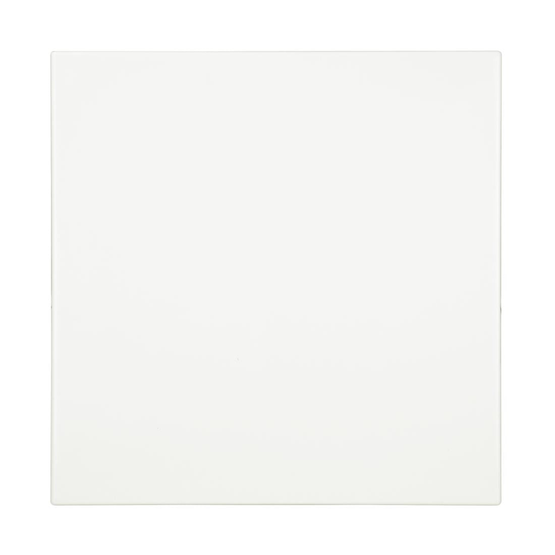 Plateau de table carré Bolero blanc cassé 600mm — GG637