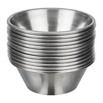 Pots à sauce en acier inoxydable Olympia 40ml (lot de 12) — GG877