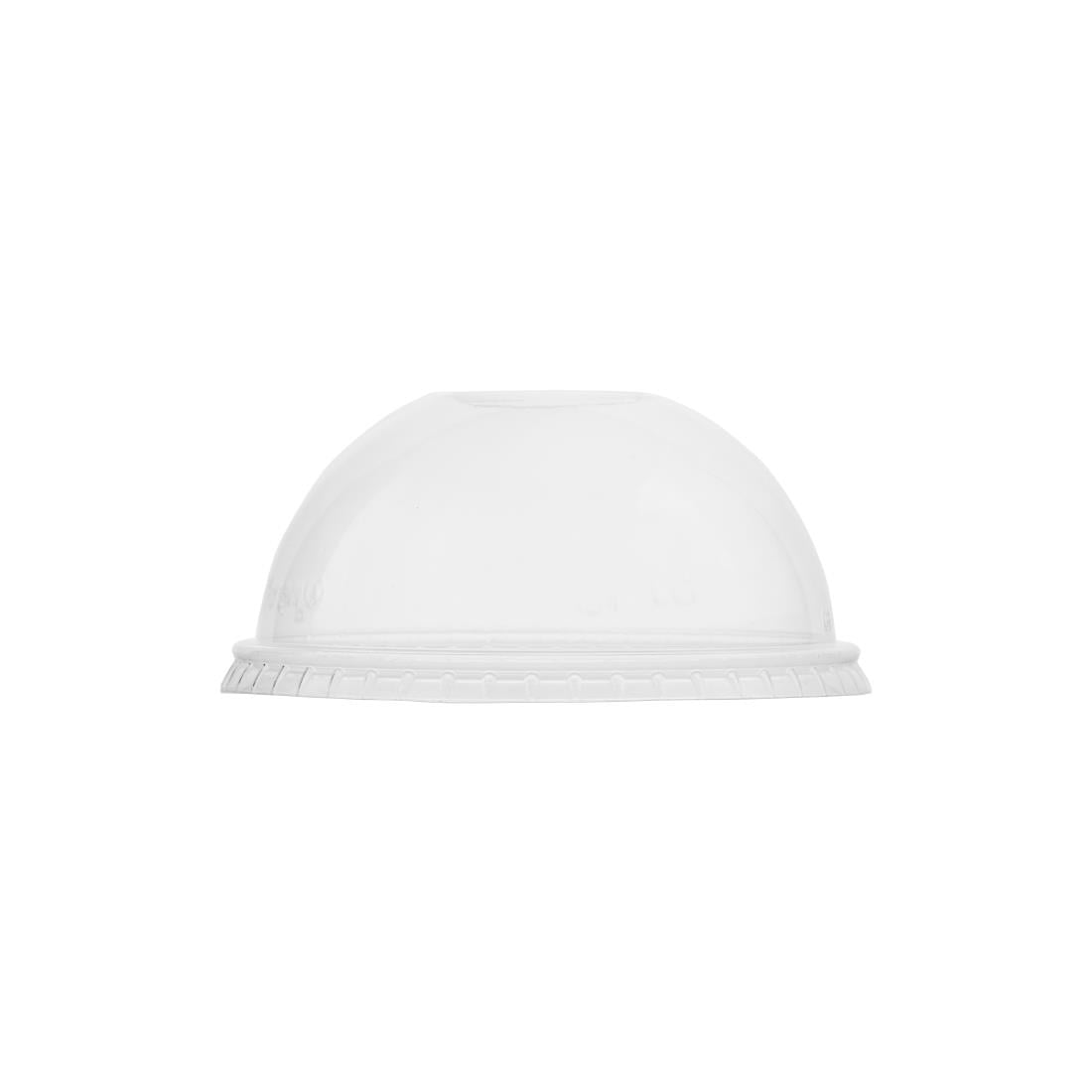 Couvercles dôme PLA compostables avec trou pour boissons fraîches Vegware 340ml et 454ml (lot de 1000) — GH016