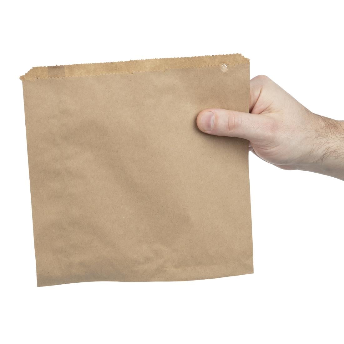 Sachets sandwich compostables en kraft recyclé Vegware (lot de 1000) — GH017