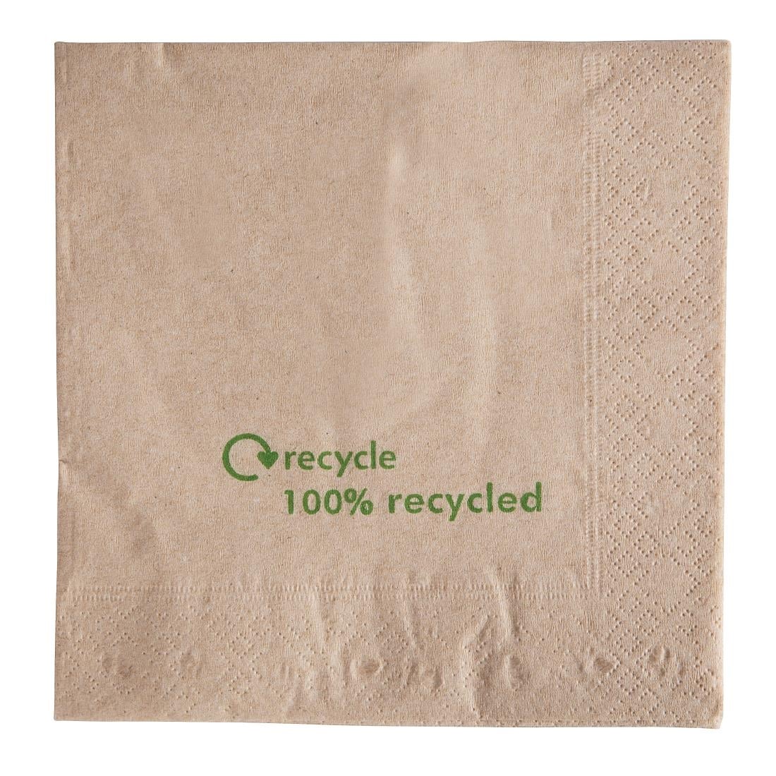 Serviettes snacking recyclées Swantex 33x33cm 2 plis 1/4 (lot de 2000) — GH031
