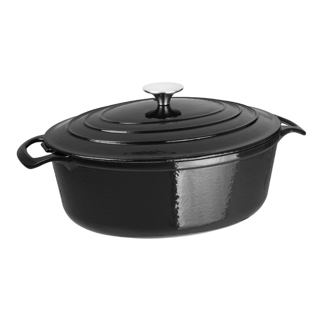 Cocotte ovale Vogue noire 5L — GH306