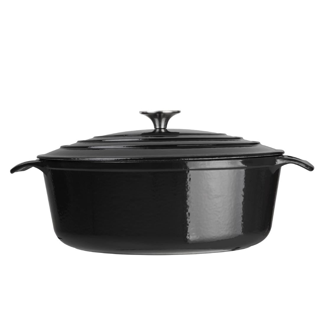Cocotte ovale Vogue noire 5L — GH306