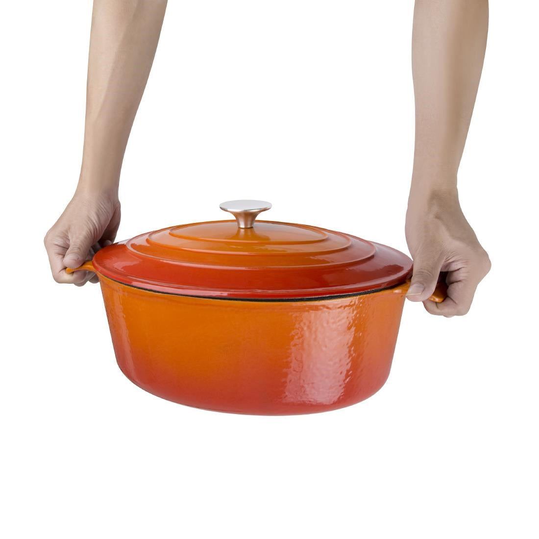 Grande cocotte ovale orange Vogue 6L — GH312