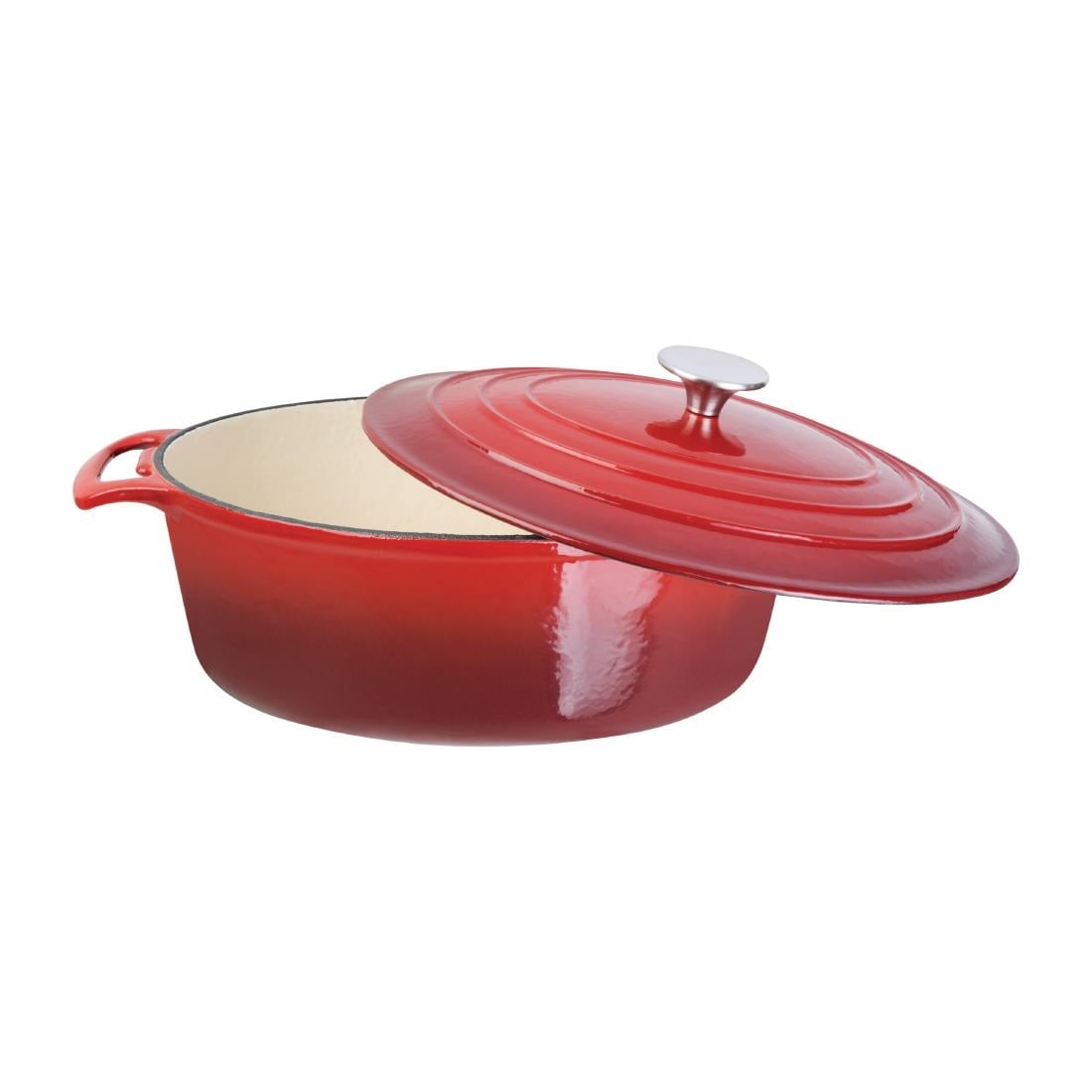 Grande cocotte ovale rouge Vogue 6L — GH314