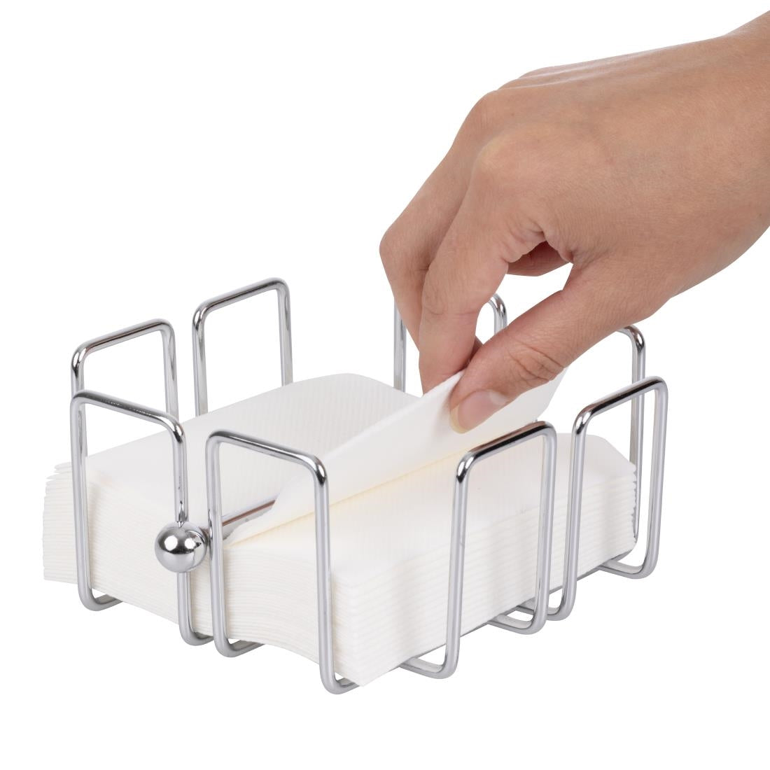 Porte-serviettes cocktail lesté Olympia 140 x 140mm — GH407