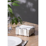 Porte-serviettes cocktail lesté Olympia 140 x 140mm — GH407