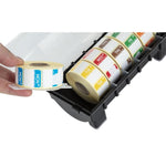 Étiquettes amovibles code couleur avec distributeur Hygiplas 24mm — GH473