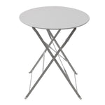 Table de terrasse en acier Bolero grise — GH556
