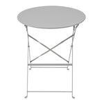 Table de terrasse en acier Bolero grise — GH556