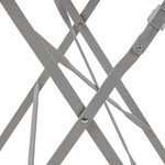 Table de terrasse en acier Bolero grise — GH556