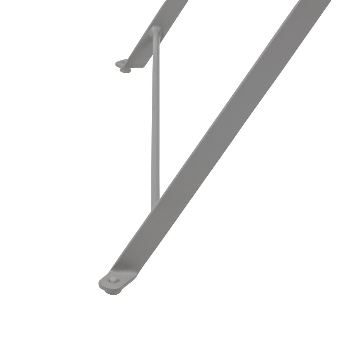 Table de terrasse en acier Bolero grise — GH556