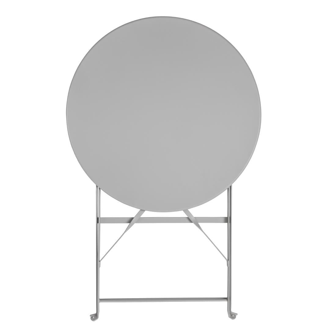 Table de terrasse en acier Bolero grise — GH556