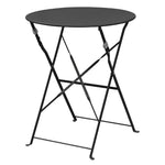 Table de terrasse en acier Bolero noire — GH558