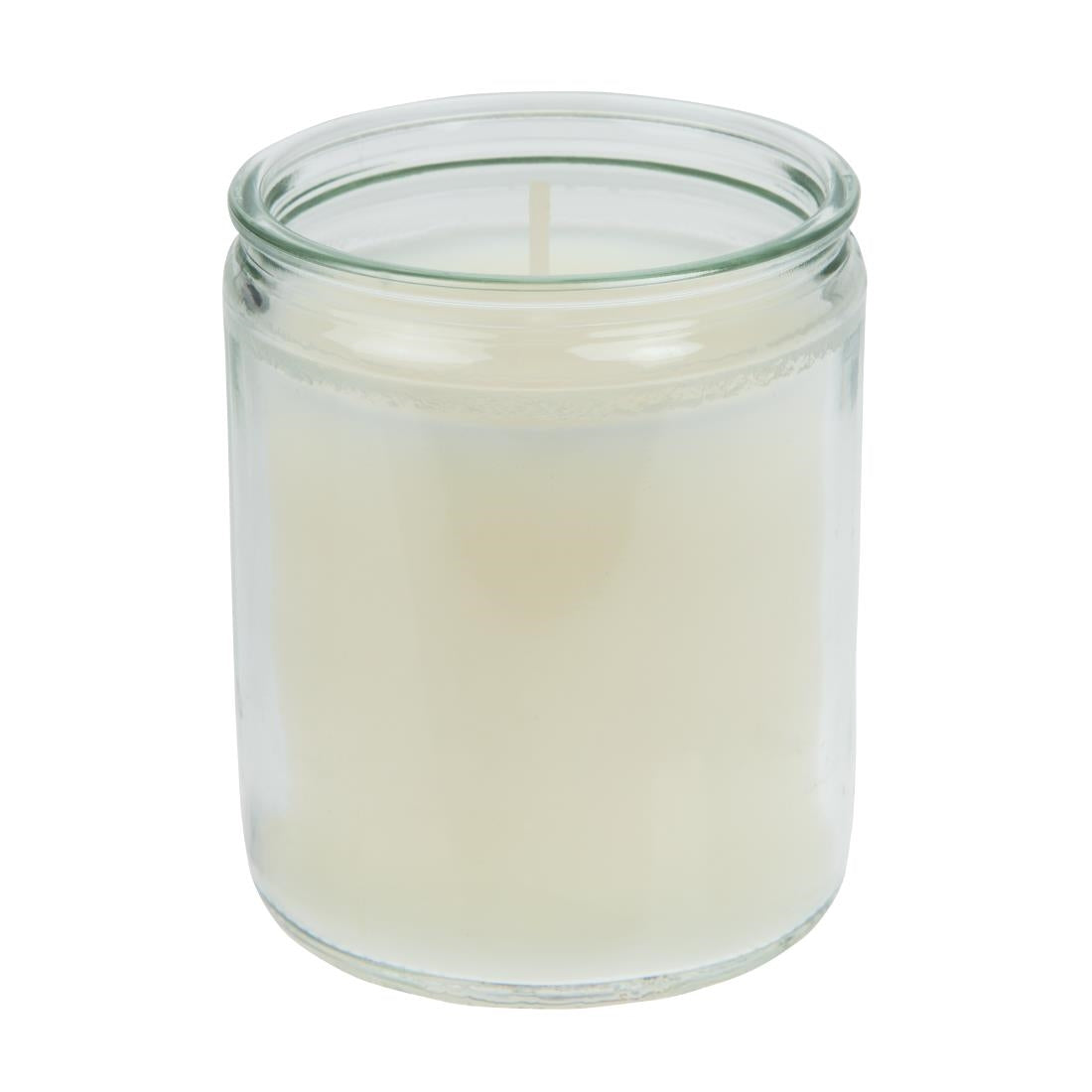 Bougies-verre Bolsius Starlight transparentes (lot de 8) — GJ469
