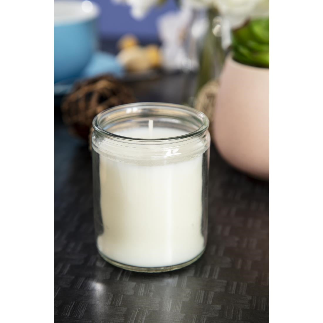 Bougies-verre Bolsius Starlight transparentes (lot de 8) — GJ469