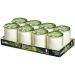 Bougies-verre Bolsius Starlight transparentes (lot de 8) — GJ469