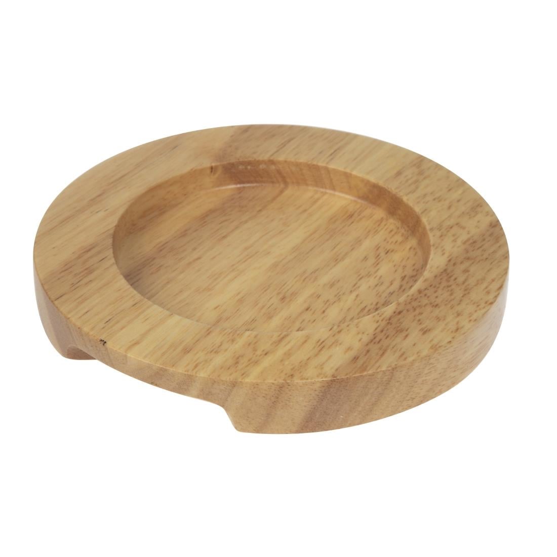 Support en bois clair pour mini cocotte Y259 et mini poêle GJ553 Olympia — GJ552