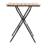 Table bistro carrée en imitation bois Bolero 600mm — GJ765