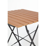 Table bistro carrée en imitation bois Bolero 600mm — GJ765