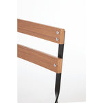 Chaises bistro en imitation bois Bolero (lot de 2) — GJ766