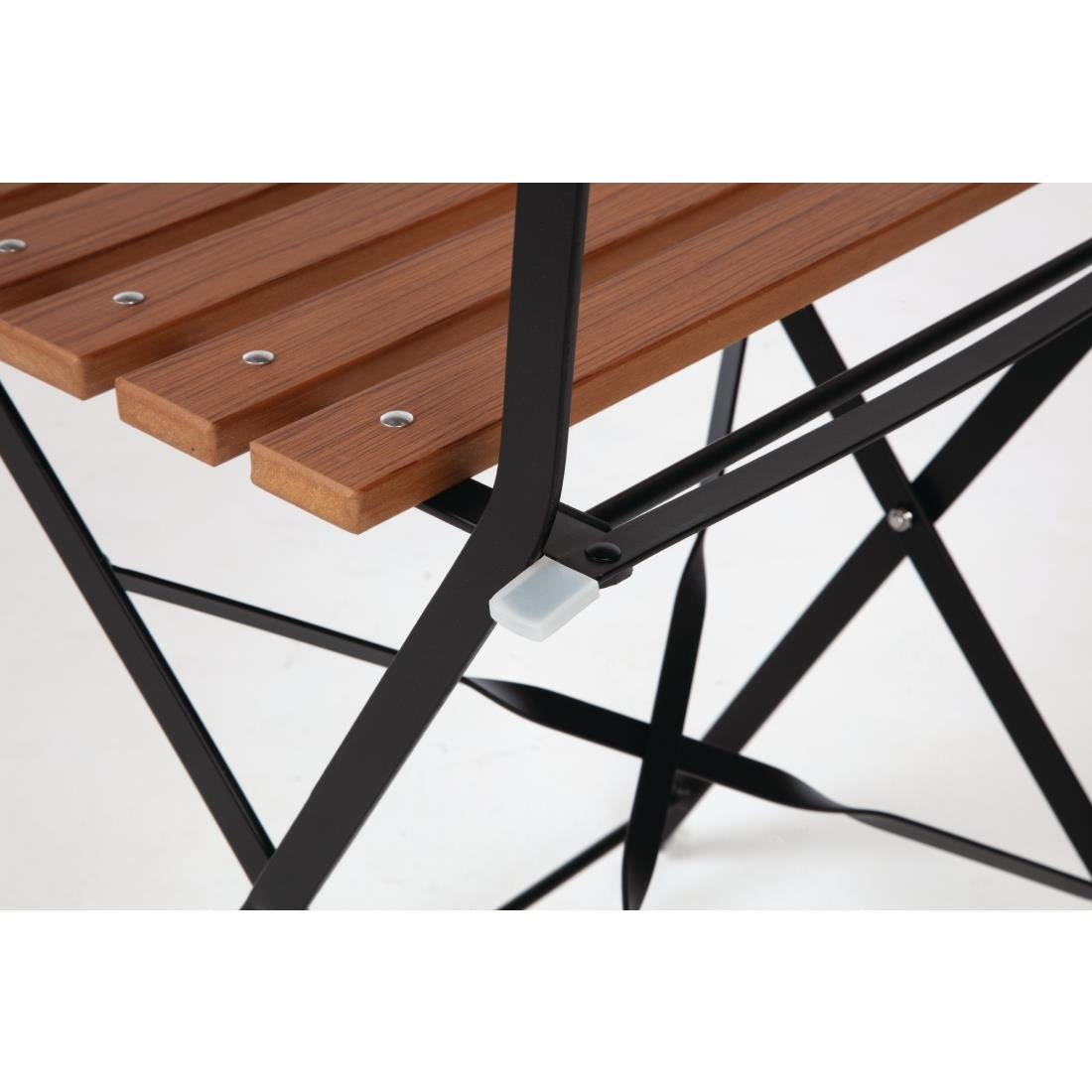 Chaises bistro en imitation bois Bolero (lot de 2) — GJ766