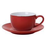 Soucoupes pour tasses 228ml et 340ml Olympia Café rouges (Lot de 12) — GL047