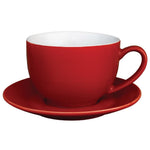 Soucoupes pour tasses 228ml et 340ml Olympia Café rouges (Lot de 12) — GL047