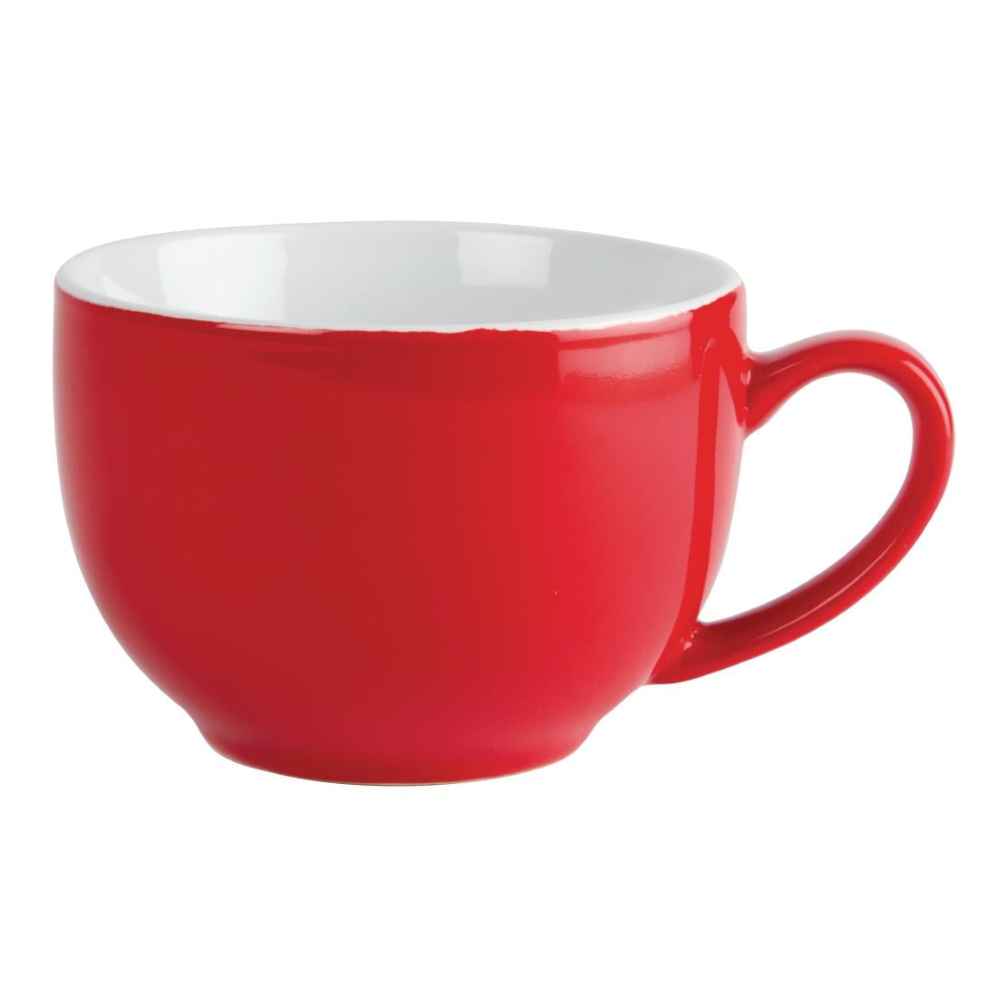 Tasses à cappuccino Olympia Café rouges 340 ml (lot de 12) — GK076