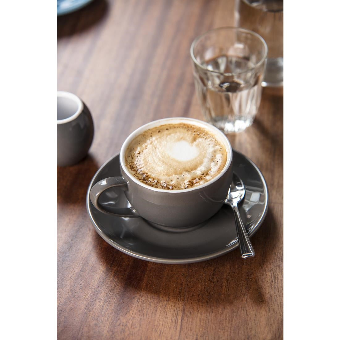 Tasses à cappuccino Olympia Café grises 340 ml (lot de 12) — GK078