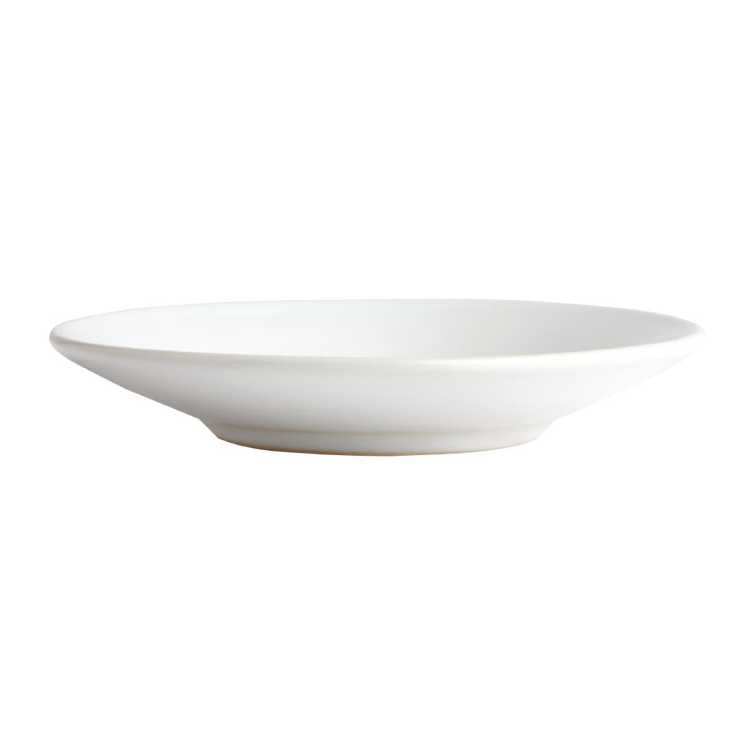 Soucoupe pour tasse espresso Olympia blanche (lot de 12) — GK086