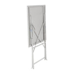 Table de terrasse carrée en acier Bolero grise 600mm — GK988