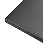 Table de terrasse carrée en acier Bolero noire 600mm — GK989