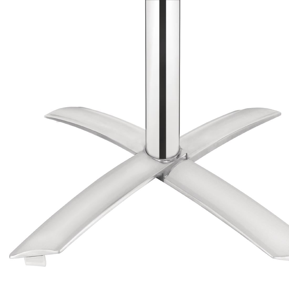Table bistro carrée plateau basculant frêne Bolero 600mm — GK991