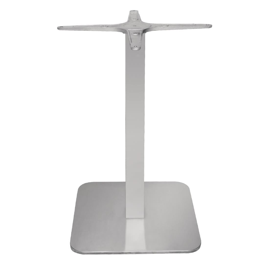 Pied de table carré en acier inoxydable Bolero — GK993