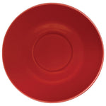 Soucoupes pour tasses 228ml et 340ml Olympia Café rouges (Lot de 12) — GL047