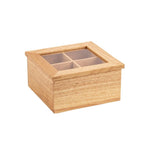 Mini boîte à thé en hévéa Olympia — GL089