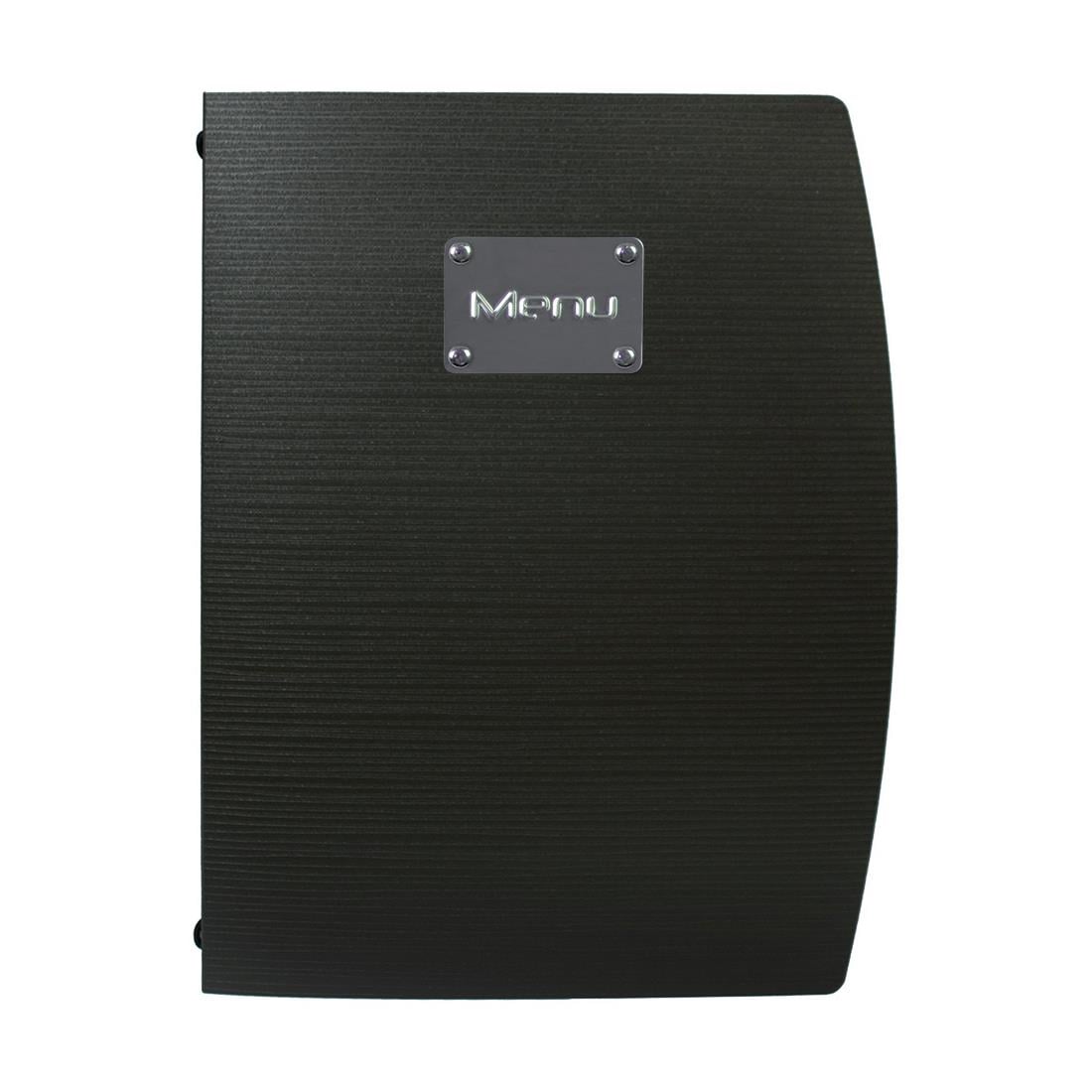 Protège-menu noir Rio Securit A4 — GL105