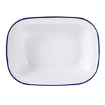 Plats rectangulaires en acier émaillé Olympia 180x135mm (lot de 6) — GM511
