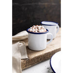 Mug en acier émaillé Olympia (lot de 6) — GM516